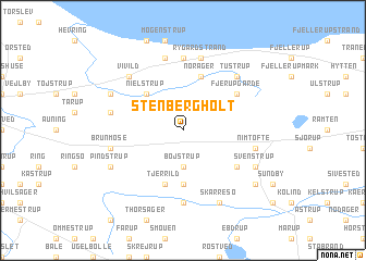 map of Stenbergholt