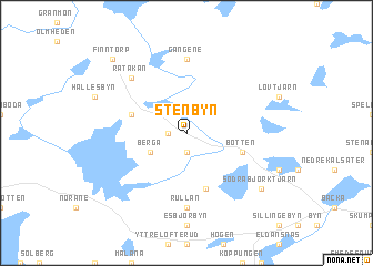 map of Stenbyn