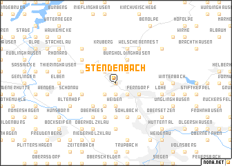 map of Stendenbach