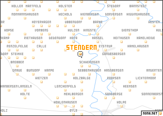 map of Stendern