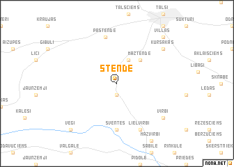 map of Stende