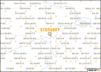 map of Stendorf