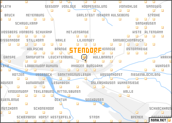 map of Stendorf