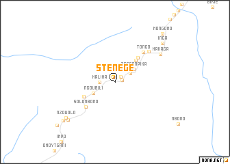 map of Sténégé