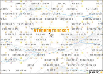 map of Stenenstampkot