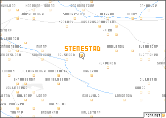 map of Stenestad