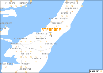 map of Stengade