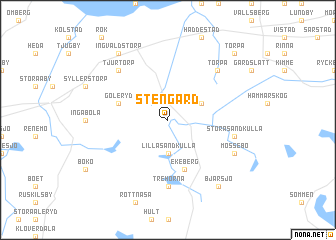 map of Stengård