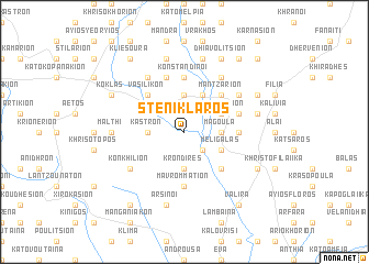 map of Steníklaros