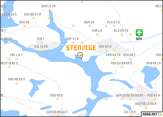 map of Steninge