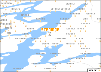 map of Steninge