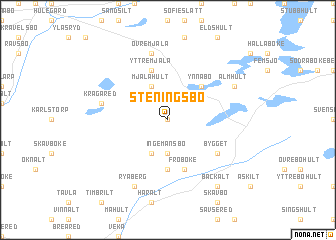 map of Steningsbo