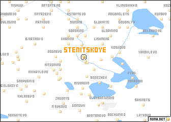 map of Stenitskoye