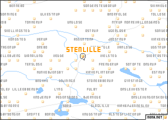 map of Stenlille