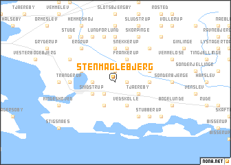 map of Stenmaglebjerg