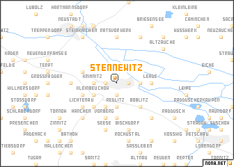 map of Stennewitz