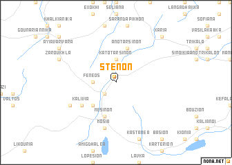 map of Stenón