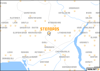 map of Stenopós