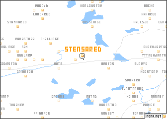map of Stensared