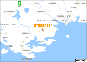 map of Stensäter