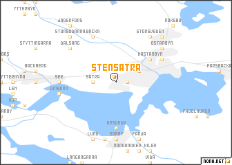 map of Stensätra