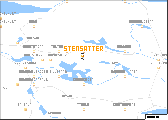 map of Stensätter