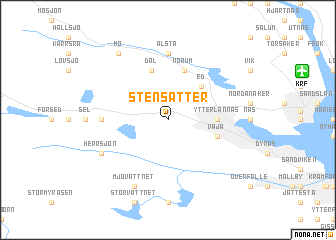 map of Stensätter