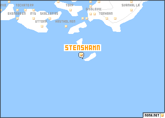 map of Stenshamn