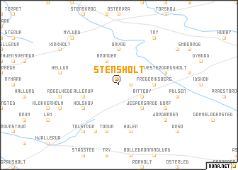 map of Stensholt