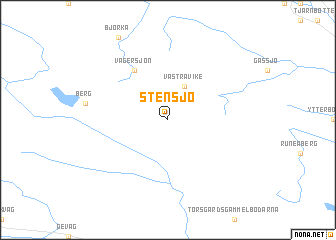 map of Stensjö