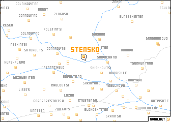 map of Stensko