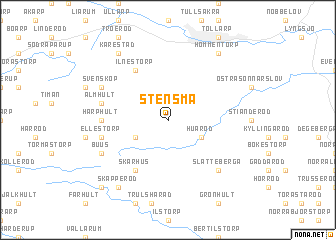 map of Stensma
