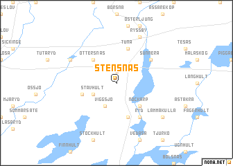 map of Stensnäs