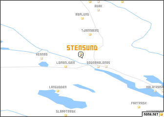 map of Stensund