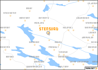 map of Stensvad