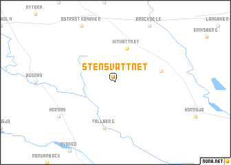 map of Stensvattnet