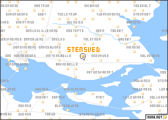map of Stensved
