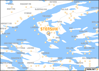 map of Stensvik