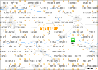 map of Stentrop