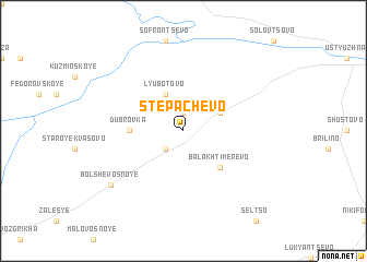 map of Stepachëvo