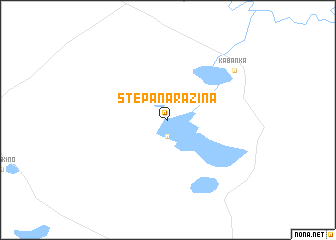map of Stepana Razina