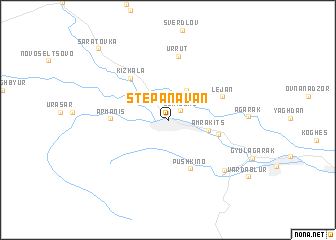 map of Stepʼanavan