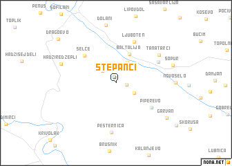 map of Stepanci