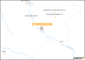 map of Stepanevka