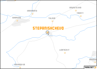 map of Stepanishchëvo