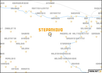 map of Stepankovo