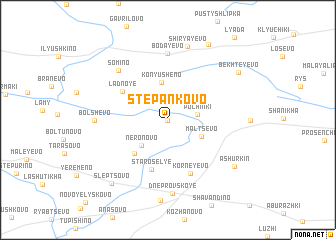 map of Stepankovo