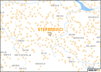 map of Stepanovići