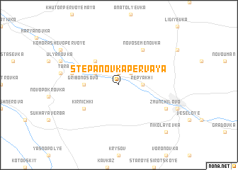map of Stepanovka Pervaya