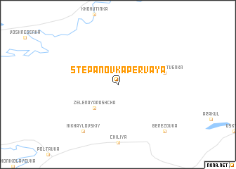 map of Stepanovka Pervaya